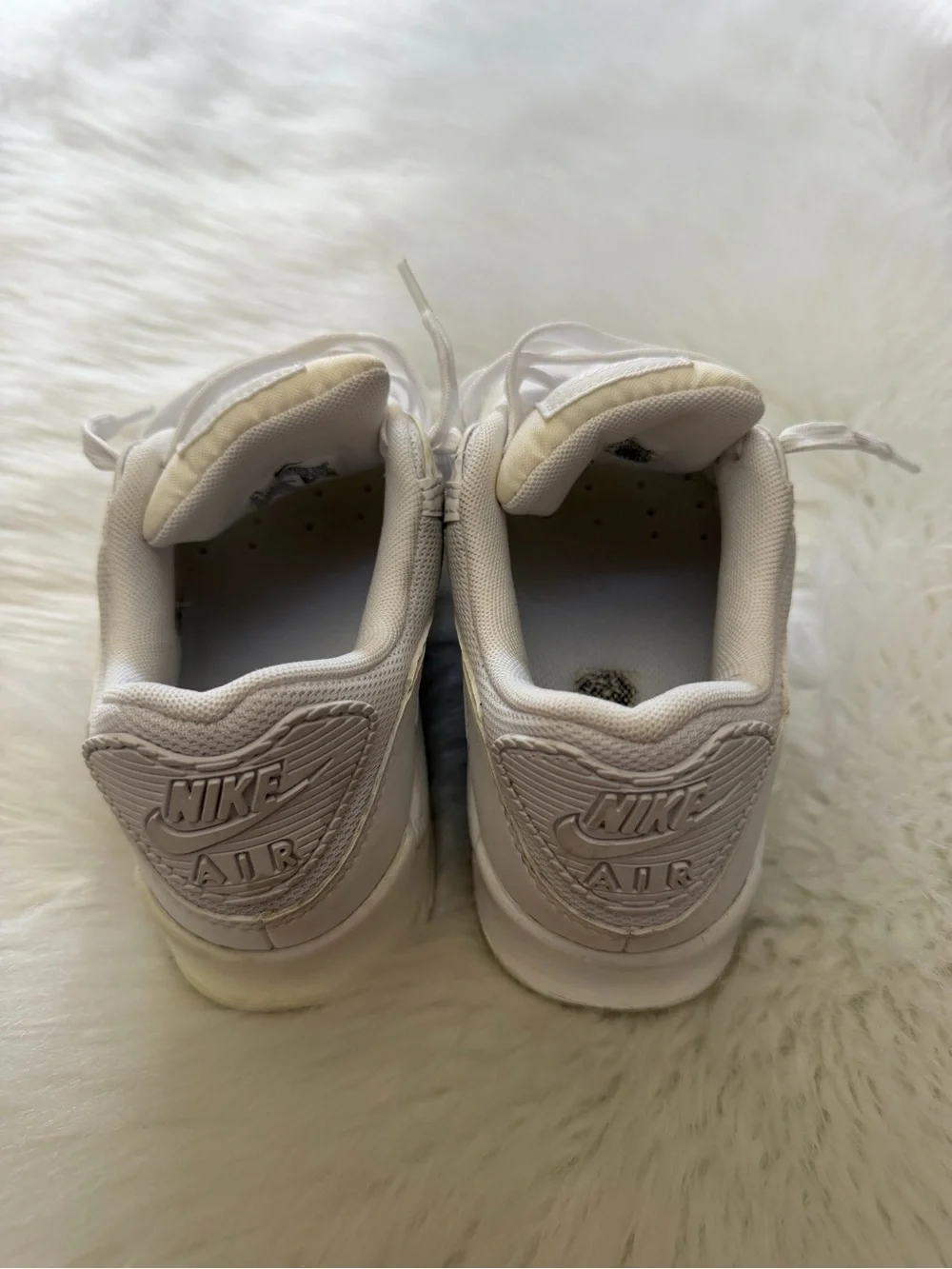 Nike Air Max 90 White Low-Top Sneakers Sz 6.5